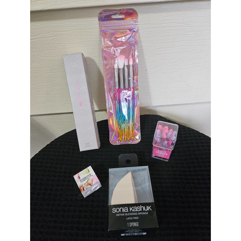 BRUSH LOT Sonia Kashuk Sponge Mally Blush Brush Physician's Formula Sharpener - Picture 4 of 16